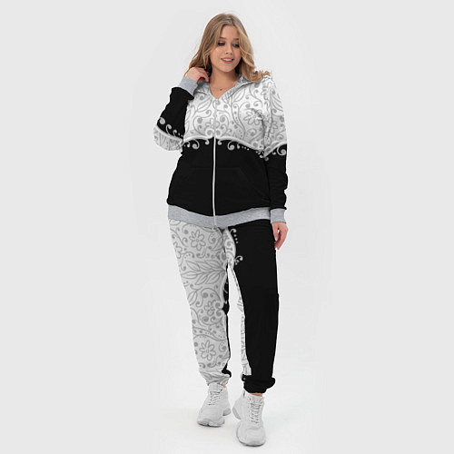 Женский костюм Флористика / 3D-Меланж – фото 4