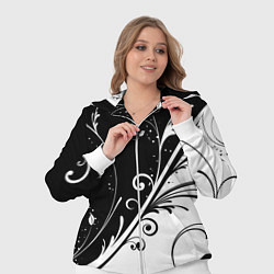 Женский 3D-костюм Цветочный узор, цвет: 3D-белый — фото 2