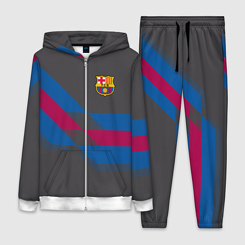 Женский костюм Barcelona FC: Dark style / 3D-Белый – фото 1