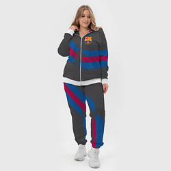 Женский 3D-костюм Barcelona FC: Dark style, цвет: 3D-белый — фото 2