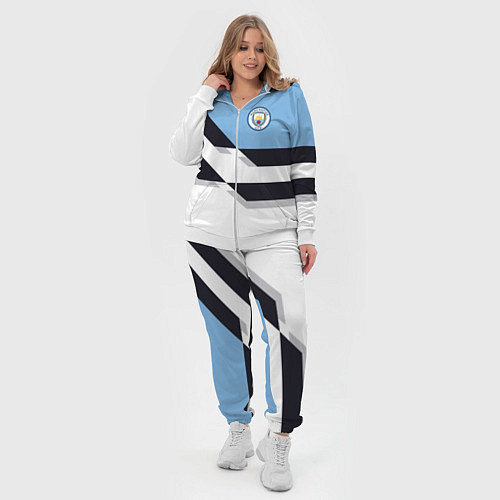 Женский костюм Manchester City FC: White style / 3D-Белый – фото 4