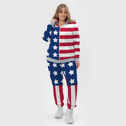 Женский 3D-костюм USA Flag, цвет: 3D-меланж — фото 2