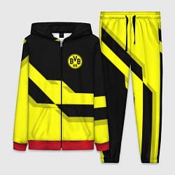 Женский 3D-костюм BVB FC: Yellow style, цвет: 3D-красный