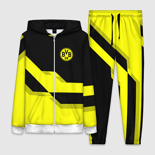 Женский костюм BVB FC: Yellow style / 3D-Белый – фото 1