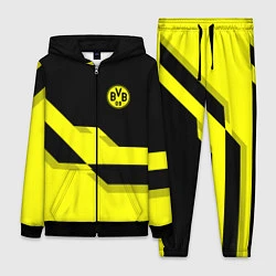 Женский 3D-костюм BVB FC: Yellow style, цвет: 3D-черный