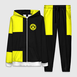 Женский 3D-костюм BVB FC: Black style, цвет: 3D-белый