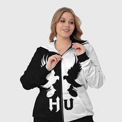 Женский 3D-костюм HU: Black & White, цвет: 3D-черный — фото 2