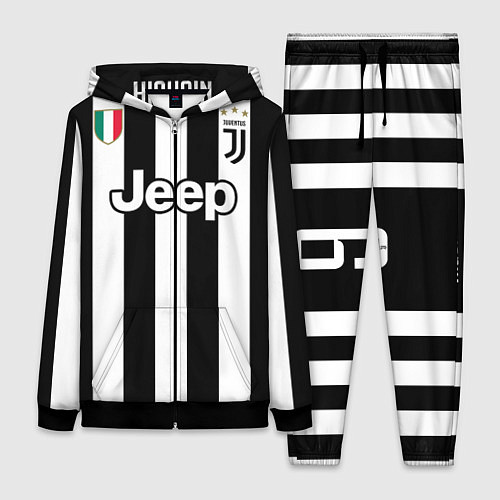 Женский костюм Juventus FC: Higuain Home 17/18 / 3D-Черный – фото 1