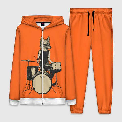 Женский костюм Drums Fox / 3D-Белый – фото 1