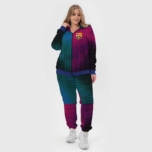 Женский костюм Barcelona FC: Abstract 2018 / 3D-Синий – фото 4