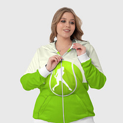 Женский 3D-костюм Символ теннисиста, цвет: 3D-белый — фото 2