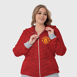 Женский 3D-костюм Manchester United: Red Lines, цвет: 3D-меланж — фото 2