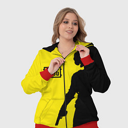 Женский 3D-костюм PUBG: Yellow Shadow, цвет: 3D-красный — фото 2