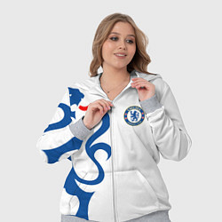 Женский 3D-костюм FC Chelsea: White Lion, цвет: 3D-меланж — фото 2