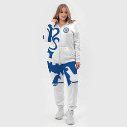 Женский 3D-костюм FC Chelsea: White Lion, цвет: 3D-белый — фото 2