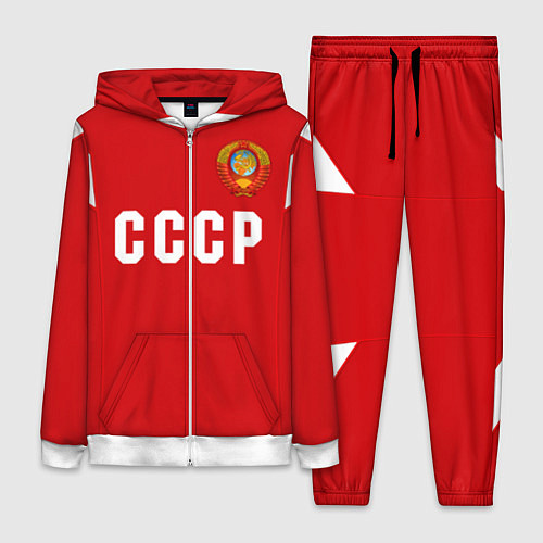 Женский костюм Сборная СССР 1988 / 3D-Белый – фото 1
