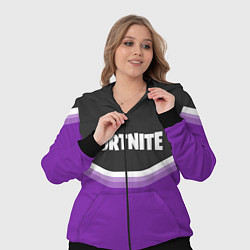 Женский 3D-костюм Fortnite Violet, цвет: 3D-черный — фото 2