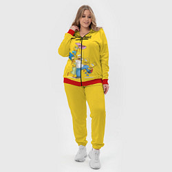 Женский 3D-костюм Simpsons Family, цвет: 3D-красный — фото 2