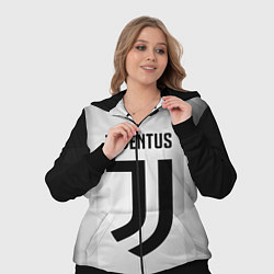 Женский 3D-костюм FC Juventus: Silver Original, цвет: 3D-черный — фото 2