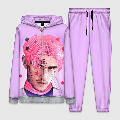 Женский костюм Lil Peep: Pink Edition / 3D-Меланж – фото 1