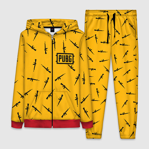 Женский костюм PUBG: Yellow Weapon / 3D-Красный – фото 1