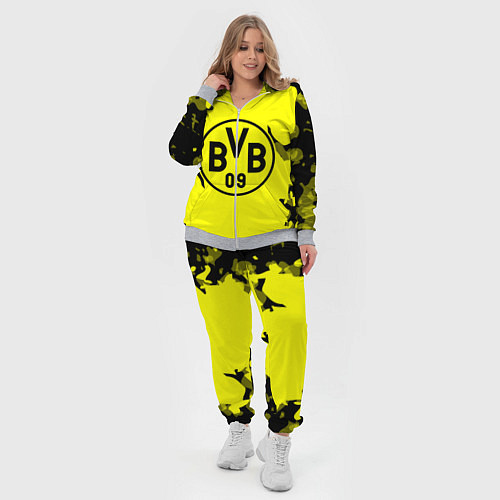 Женский костюм FC Borussia Dortmund: Yellow & Black / 3D-Меланж – фото 4