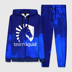 Женский 3D-костюм Team Liquid: Polygons, цвет: 3D-синий