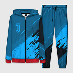 Женский 3D-костюм FC Juventus: Blue Original, цвет: 3D-красный