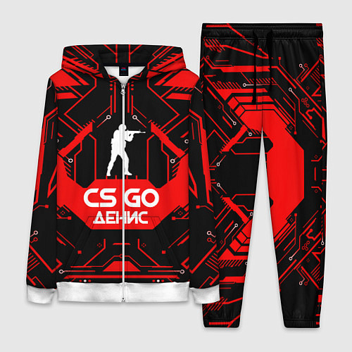 Женский костюм CS:GO - Денис / 3D-Белый – фото 1
