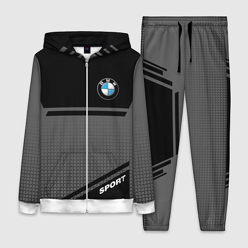 Женский костюм BMW SPORT БМВ СПОРТ / 3D-Белый – фото 1