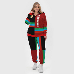Женский 3D-костюм Dagestan, цвет: 3D-красный — фото 2