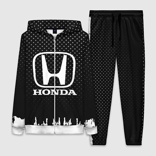 Женский костюм Honda: Black Side / 3D-Белый – фото 1