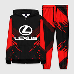 Женский 3D-костюм Lexus: Red Anger, цвет: 3D-черный