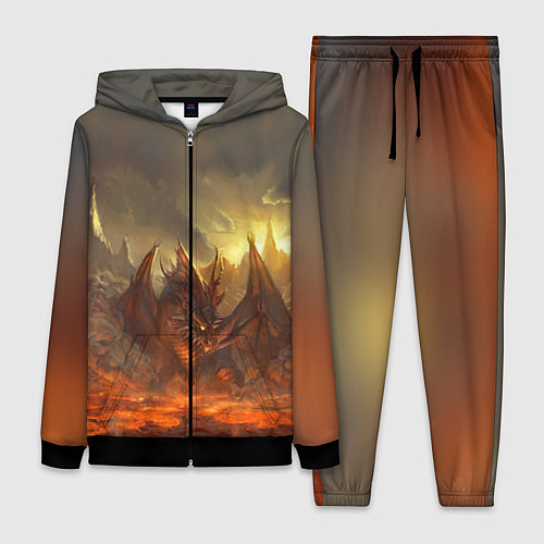 Женский костюм Linage II: Fire Dragon / 3D-Черный – фото 1