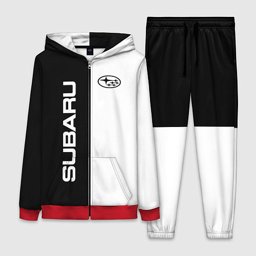 Женский костюм Subaru B&W / 3D-Красный – фото 1