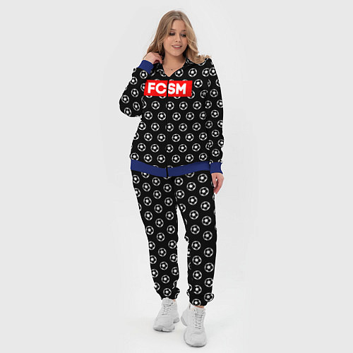 Женский костюм FCSM Supreme / 3D-Синий – фото 4