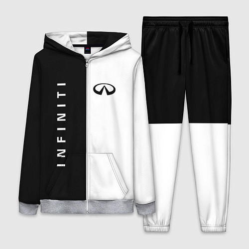 Женский костюм Infiniti: Black & White / 3D-Меланж – фото 1