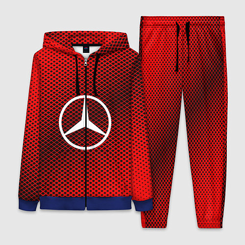 Женский костюм Mercedes: Red Carbon / 3D-Синий – фото 1