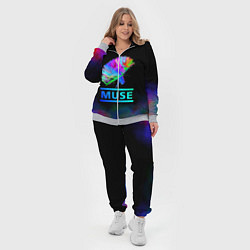 Женский 3D-костюм Muse: Neon Flower, цвет: 3D-меланж — фото 2
