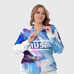 Женский 3D-костюм MUSE: Blue Colours, цвет: 3D-белый — фото 2