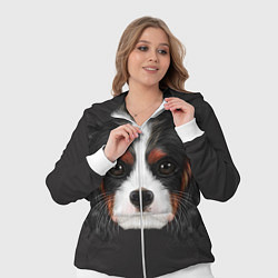 Женский 3D-костюм Cavalier King Charles, цвет: 3D-белый — фото 2