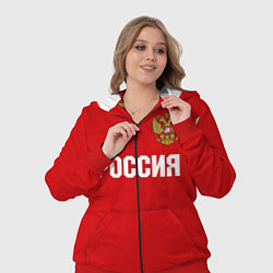 Женский 3D-костюм Сборная России, цвет: 3D-красный — фото 2