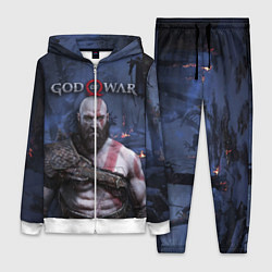 Женский 3D-костюм God of War: Kratos, цвет: 3D-белый