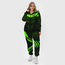 Женский 3D-костюм N7: Green Armor, цвет: 3D-черный — фото 2