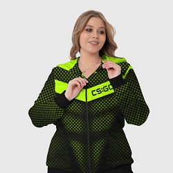 Женский 3D-костюм CS:GO Carbon Form, цвет: 3D-черный — фото 2