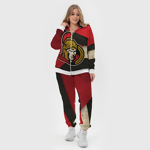 Женский костюм HC Ottawa Senators: Old Style / 3D-Белый – фото 4