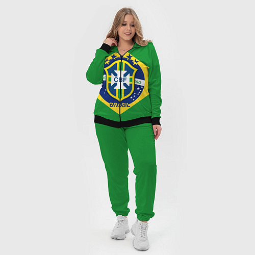 Женский костюм CBF Brazil / 3D-Черный – фото 4
