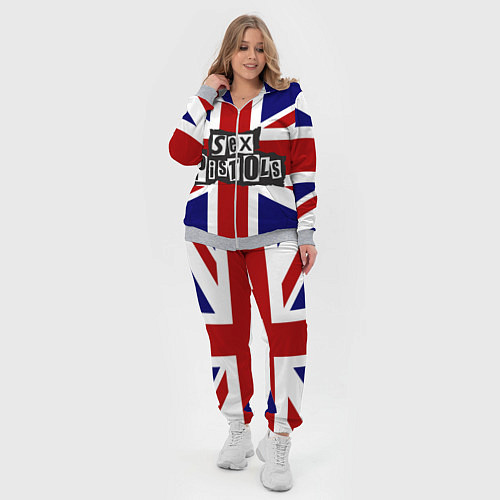 Женский костюм Sex Pistols UK / 3D-Меланж – фото 4