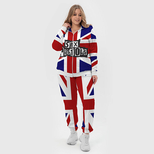 Женский костюм Sex Pistols UK / 3D-Белый – фото 4