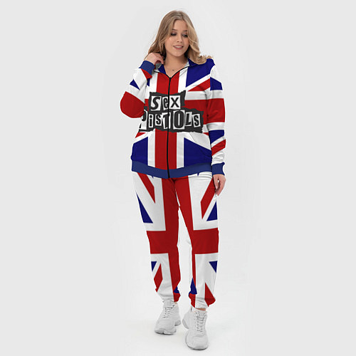Женский костюм Sex Pistols UK / 3D-Синий – фото 4